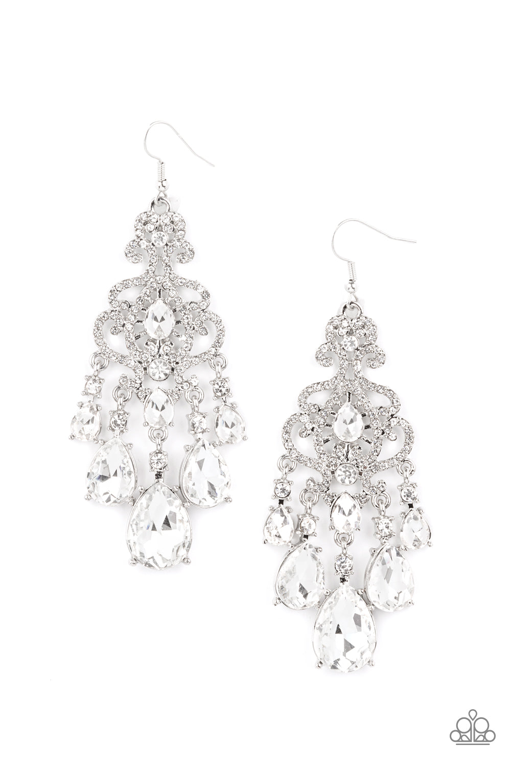 Paparazzi Accessories - Queen Of All Things Sparkly - White