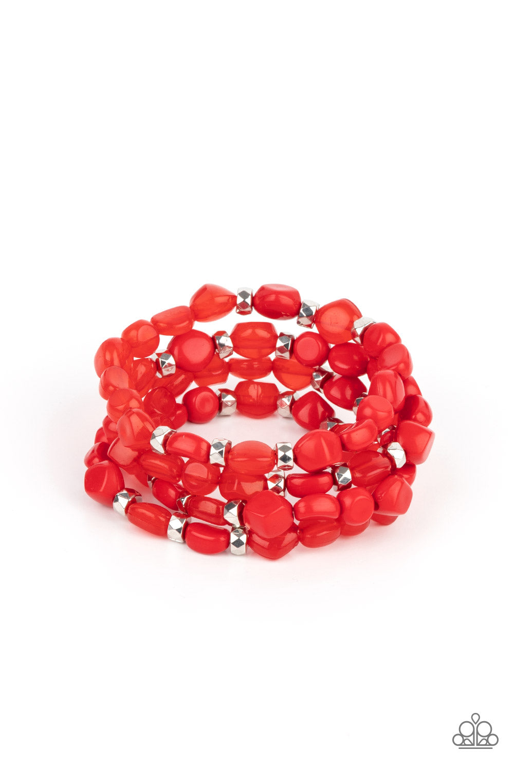 Paparazzi Accessories - Nice GLOWING! - Red Bracelets