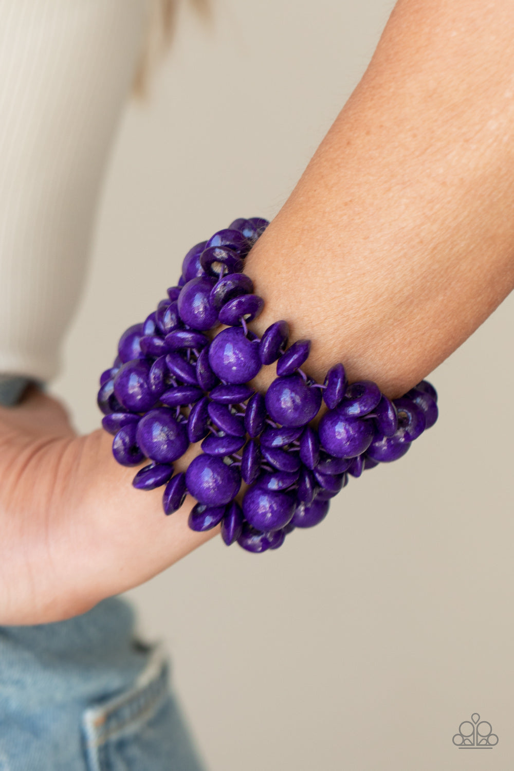 Paparazzi Accessories - Island Mixer - Purple Bracelets