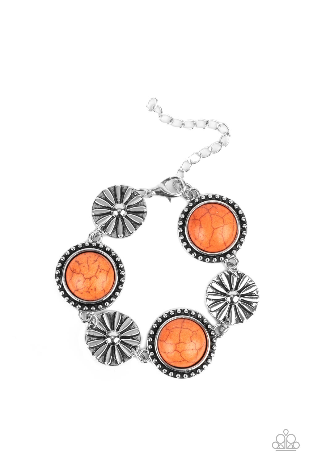 Paparazzi Accessories - Fredonia Flower Patch - Orange