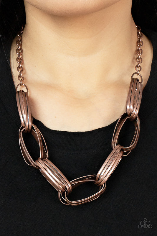 Paparazzi Accessories - Fiercely Flexing - Copper