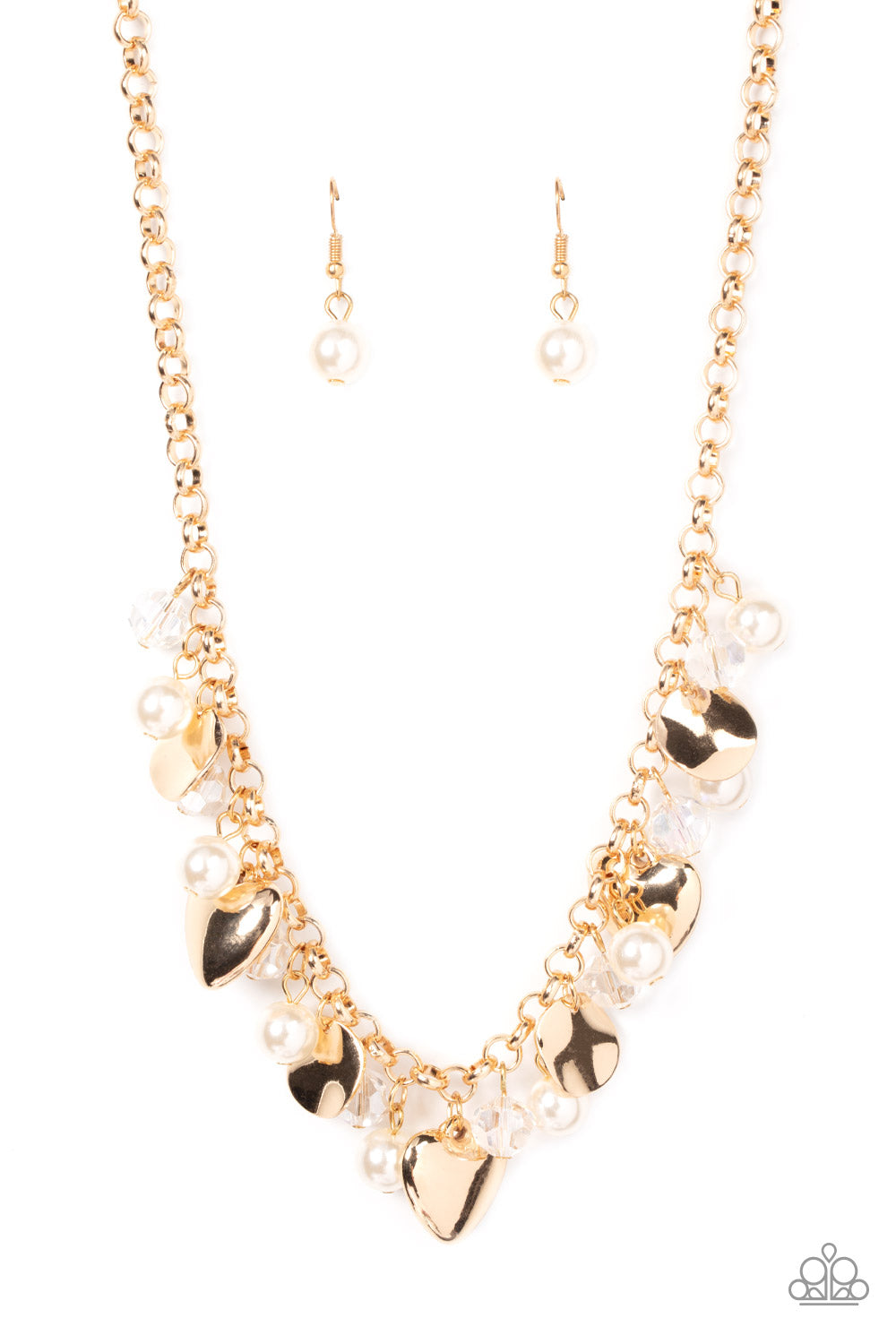 Paparazzi Accessories - True Loves Trove - Gold