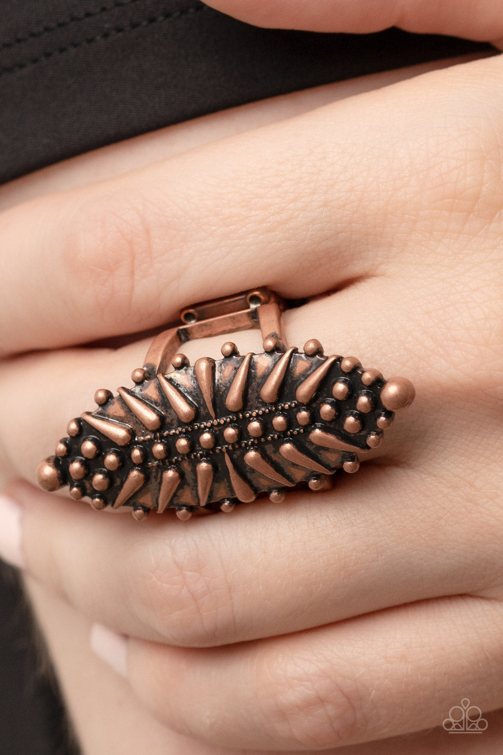 Paparazzi Accessories - Bump, Set, Spike! - Copper