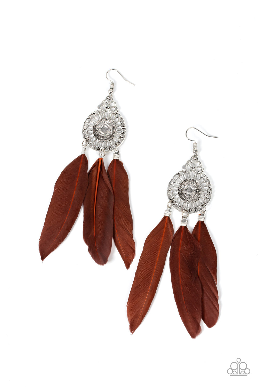 Paparazzi Accessories - Pretty in PLUMES - Brown