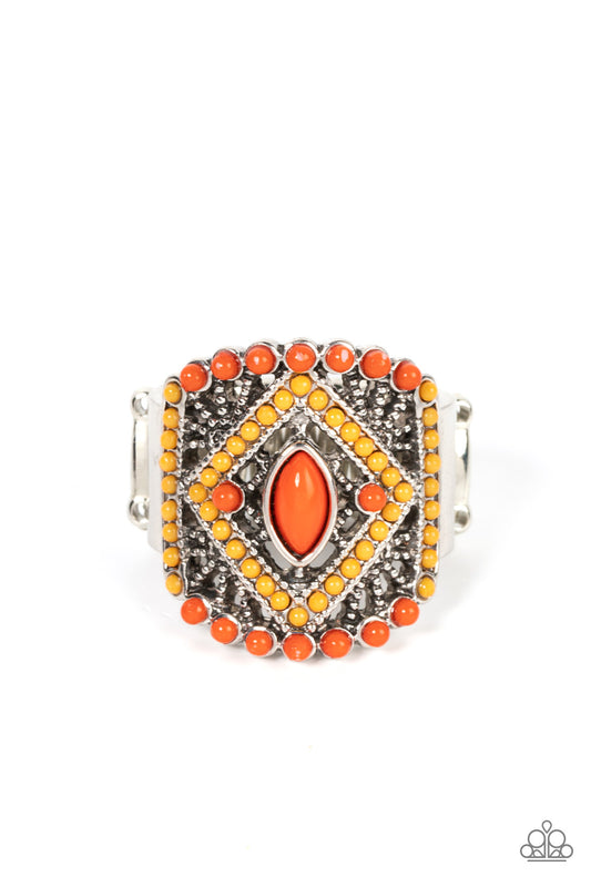 Paparazzi Accessories - Amplified Aztec - Orange