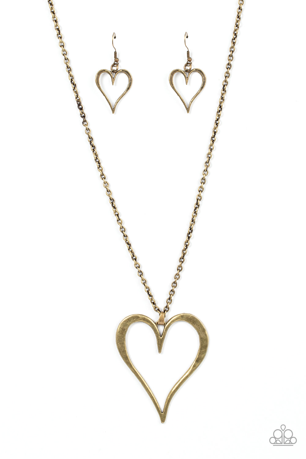 Paparazzi Accessories - Hopelessly In Love - Brass