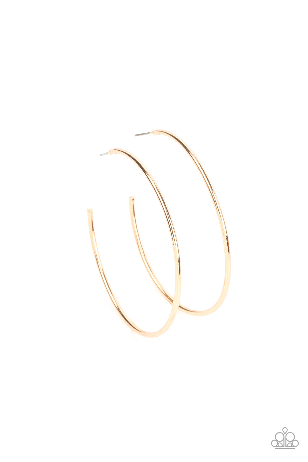 Paparazzi Accessories - Can I Get a HOOP HOOP - Gold