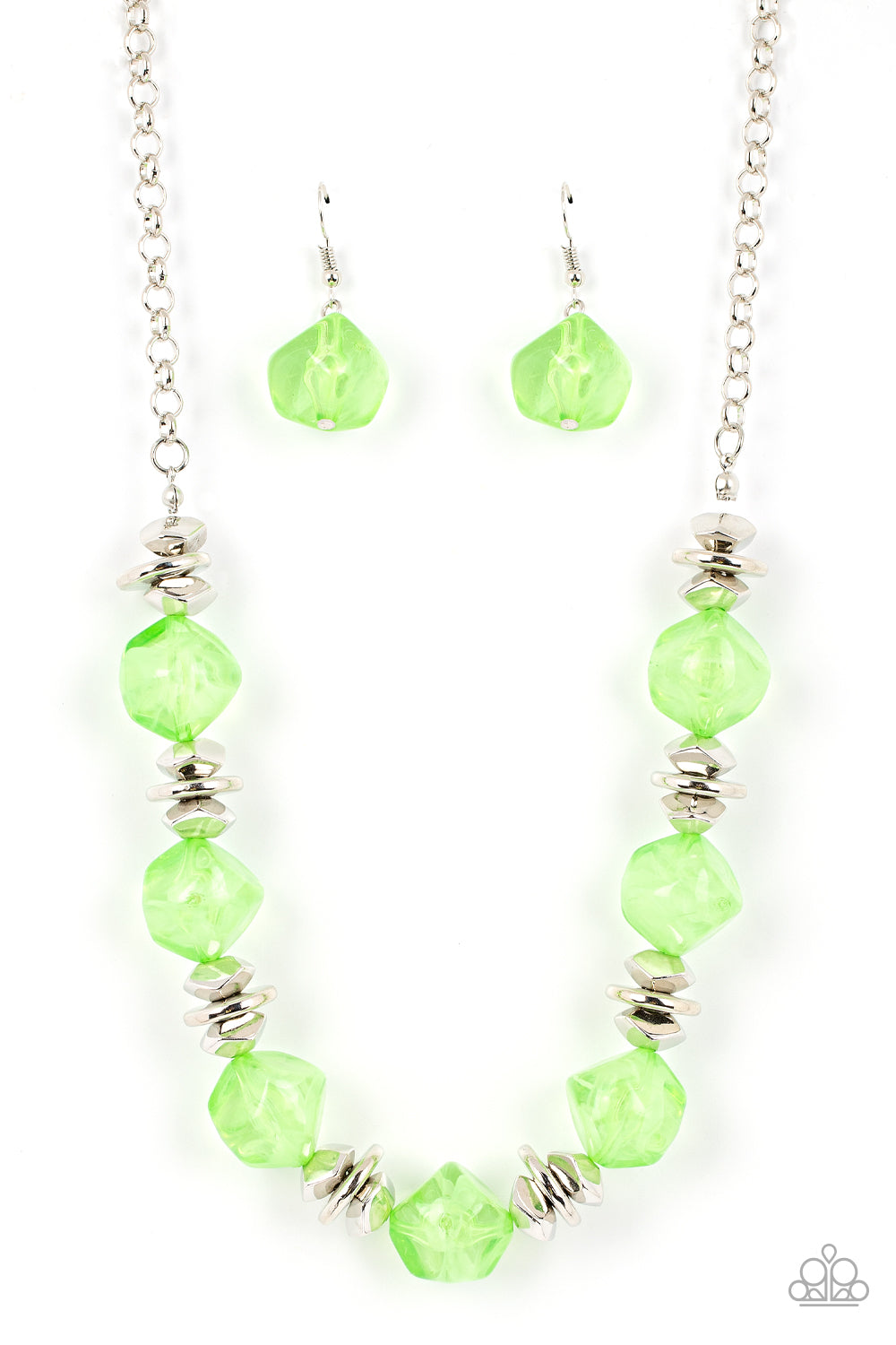 Paparazzi Accessories - Island Ice - Green