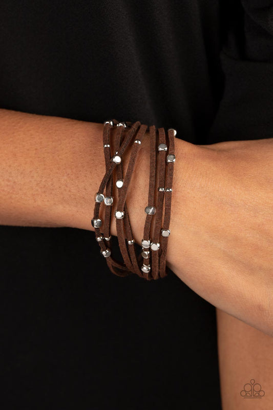 Paparazzi Accessories - Clustered Constellations - Brown